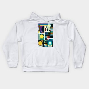 Cubist Collage Kids Hoodie